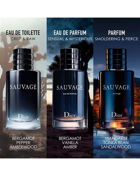 is dior sauvage toilette vs parfum|sauvage eau de toilette ulta.